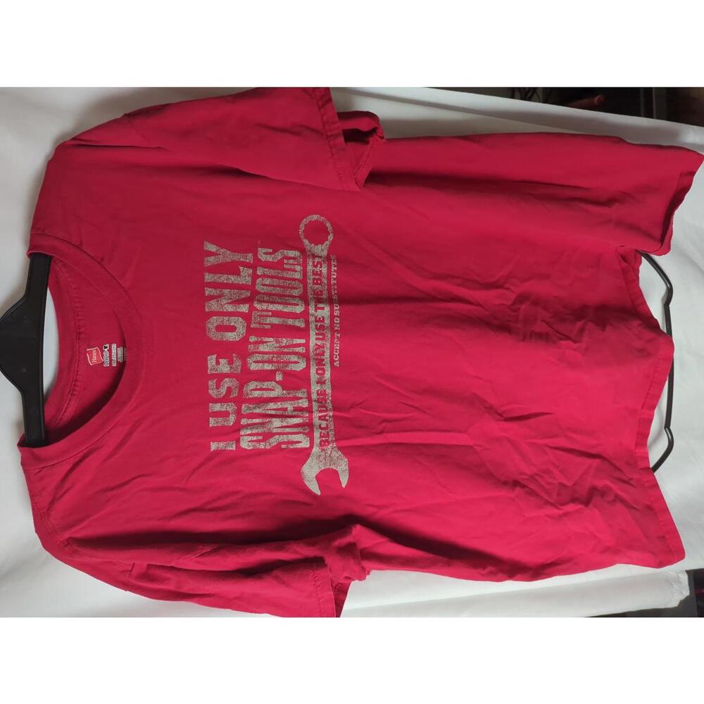 Hanes Nano-T Men's Red Graphic T-Shirt Size 2XL